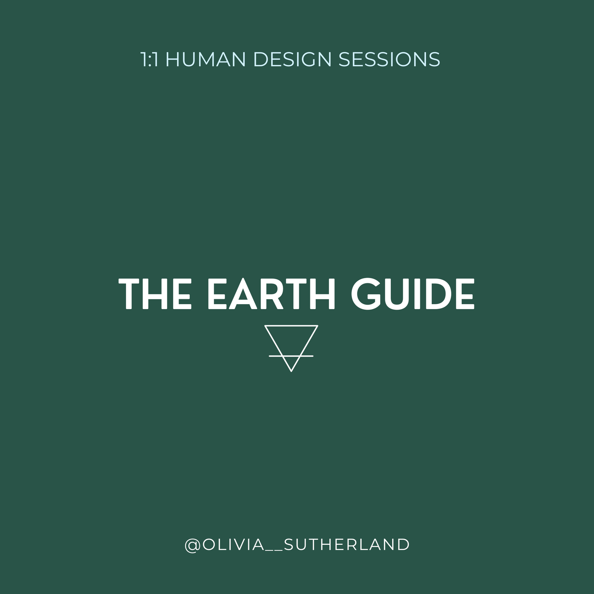 Personalised Human Design Guide Book - The Earth Guide by Olivia Sutherland