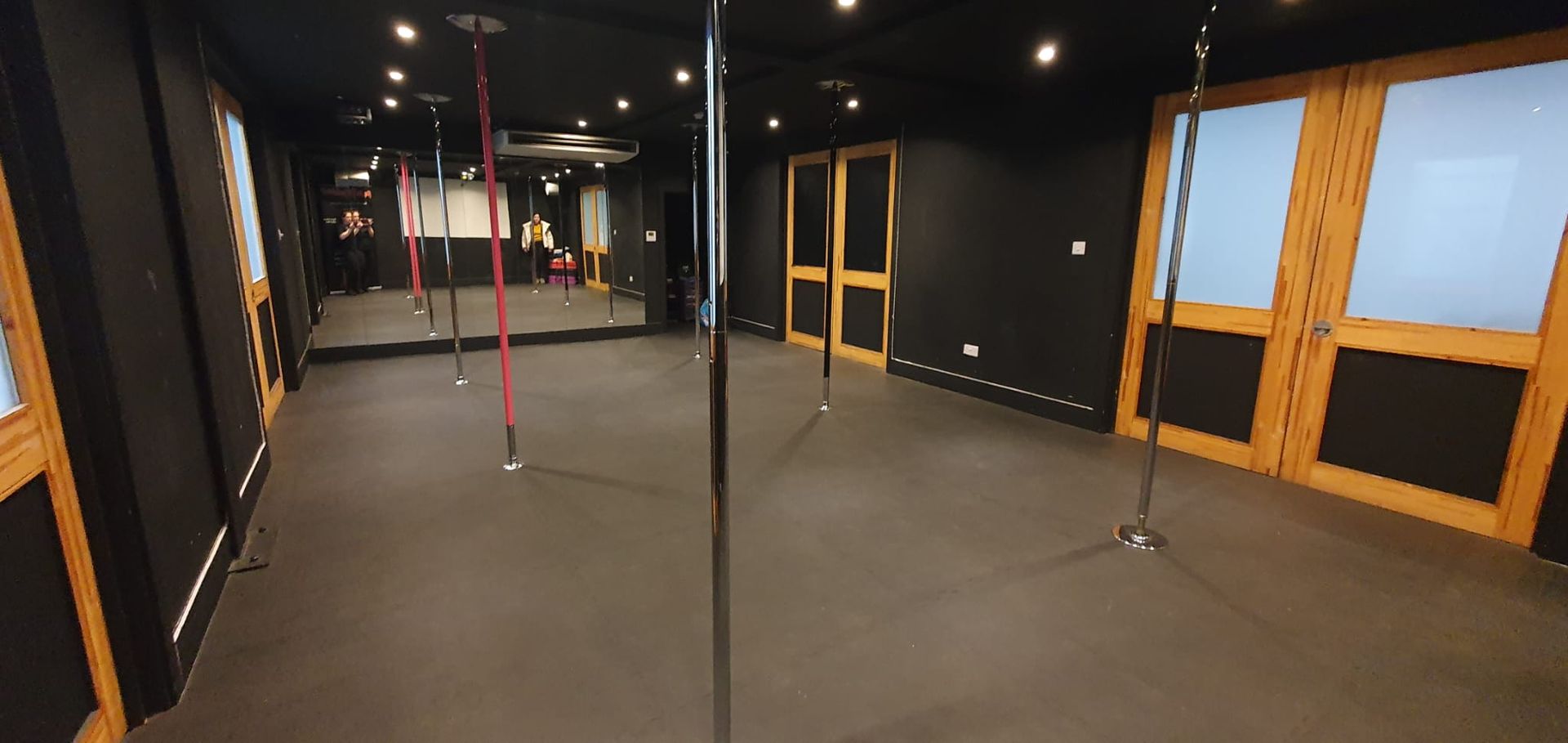 hire our pole dancing studio to practice, students practice Cardiff