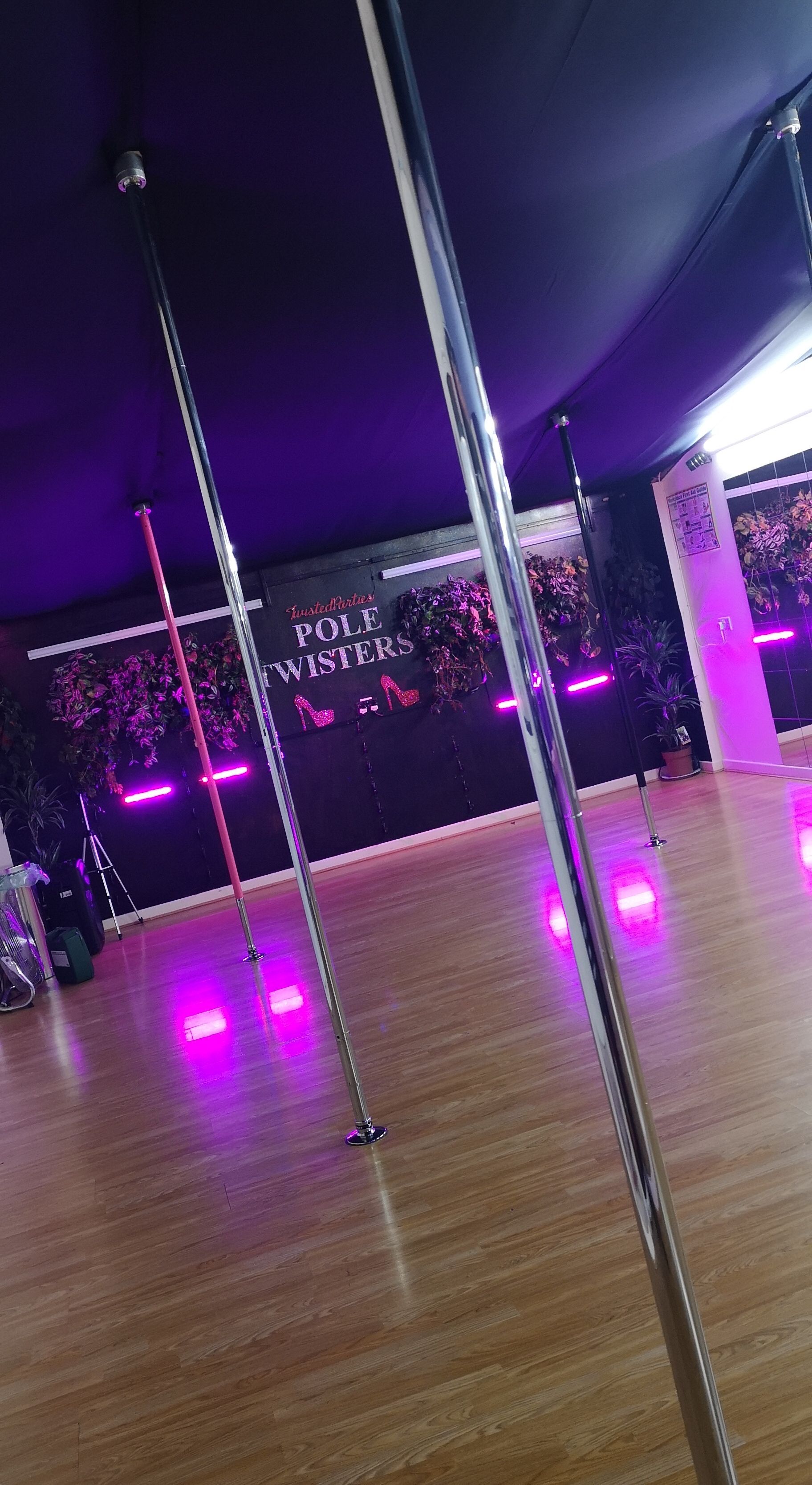 Our beautiful pole dancing studio in Cardiff