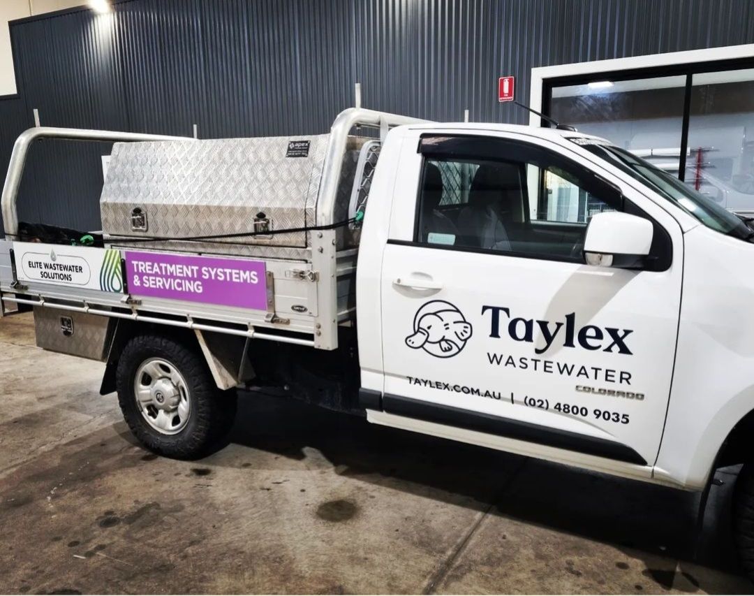 Back of Company Ute — Wastewater Management in the Southern Highlands, NSW