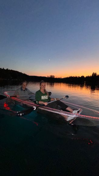 We joined a kayak tour near Glacier Park at night, and it was magical. The clear kayaks lit up the water beneath us, creating a beautiful night life experience. Definitely a must-do tourist attraction in Kalispell!