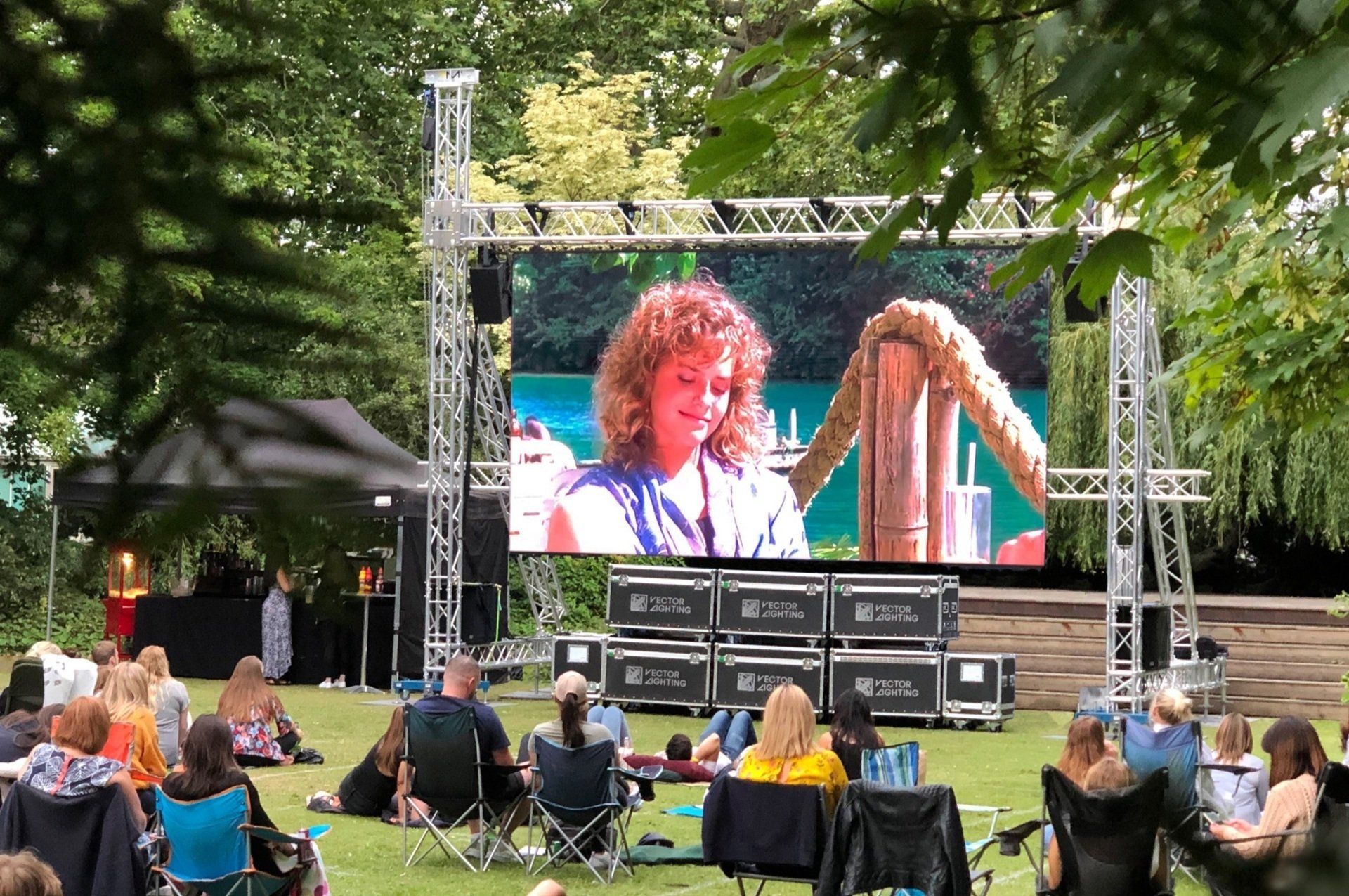 outdoor movie experience photo