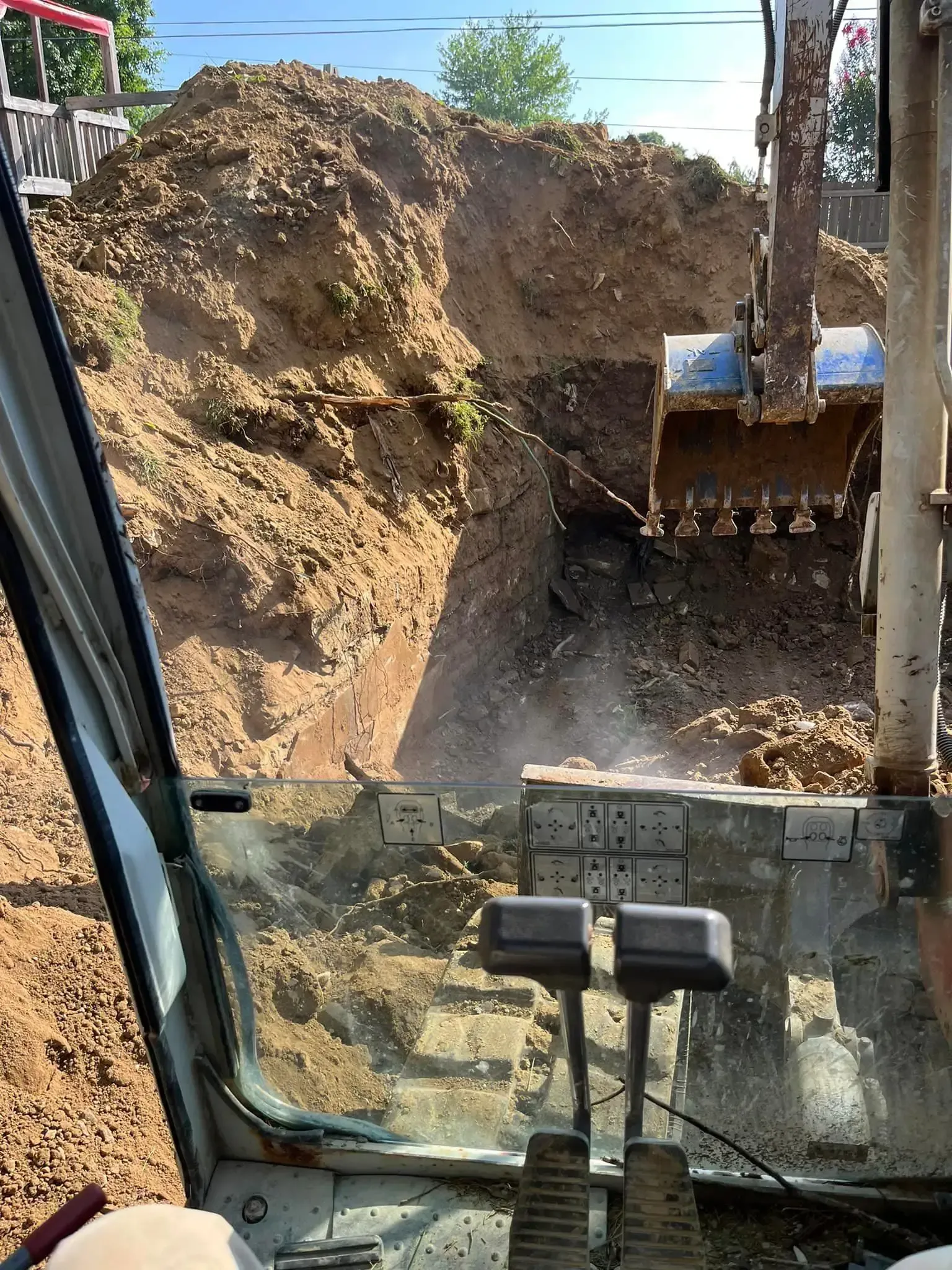 An excavation service in Sellersburg, IN by Earth Shaping LLC