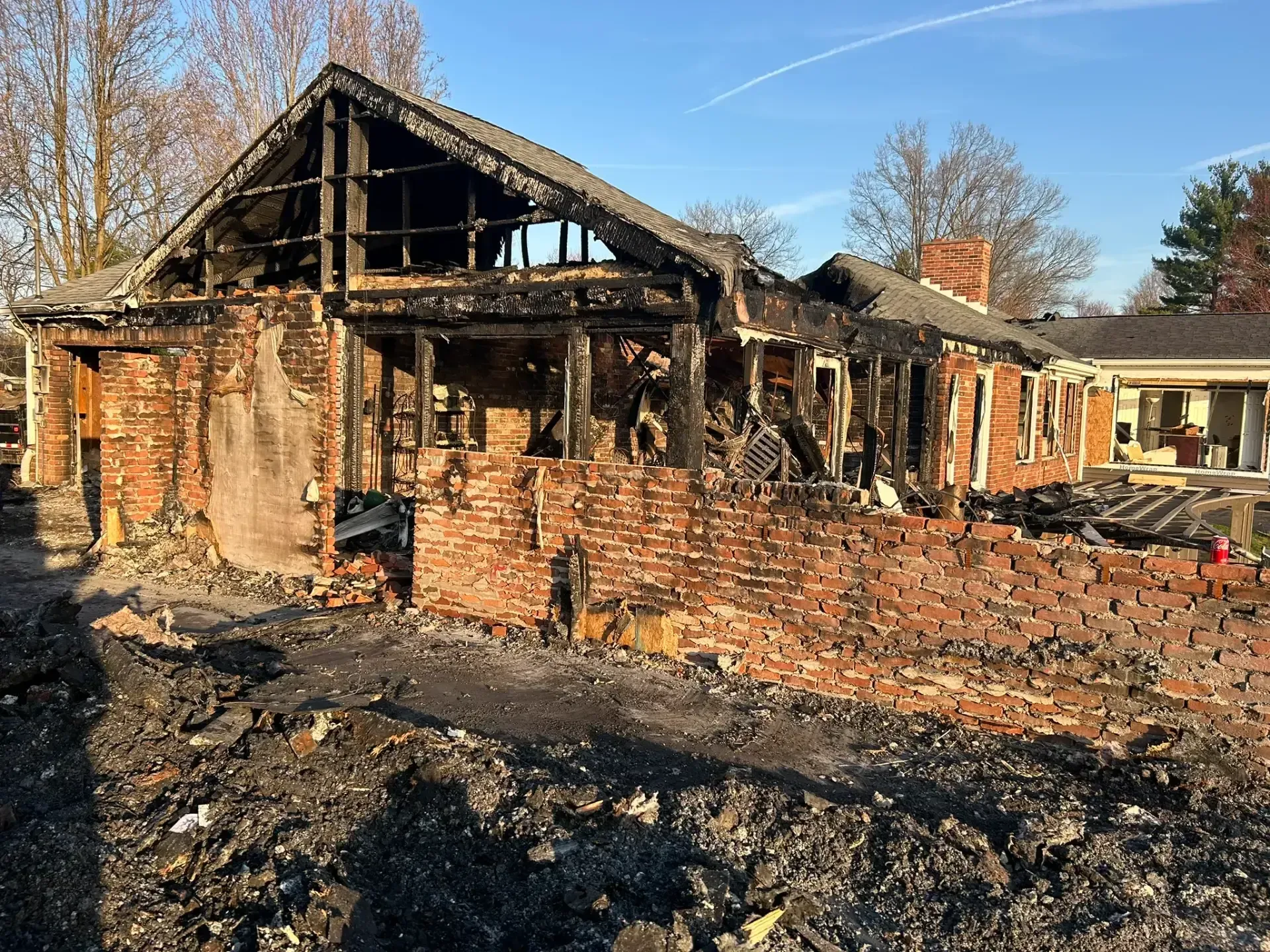 A demolition in Madison, IN by Earth Shaping LLC