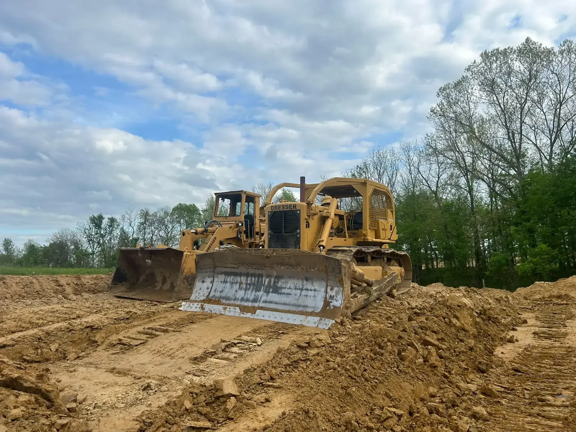 A heavy equipment recovery in Madison, IN by Earth Shaping LLC