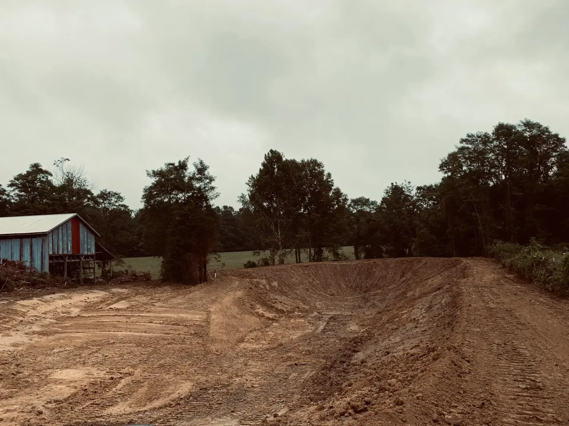 A land clearing in Madison, IN by Earth Shaping LLC