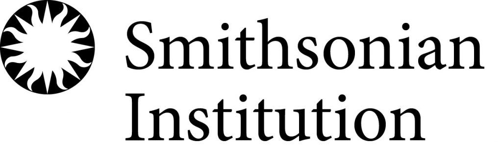 A black and white logo for the smithsonian institution
