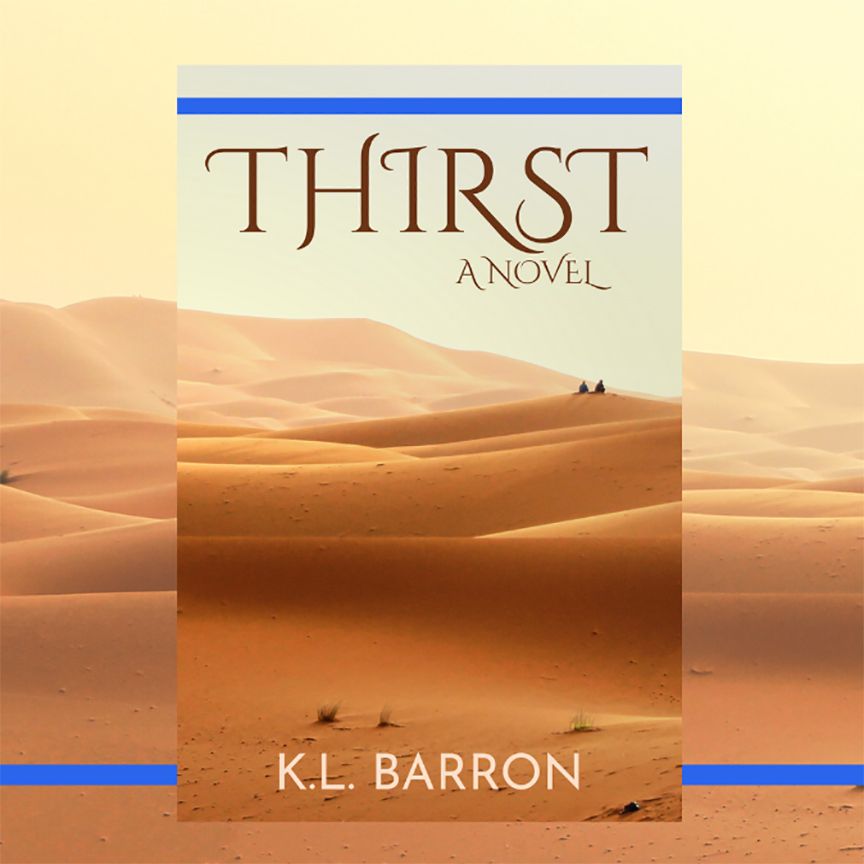 A book cover for thirst by k.l. barron
