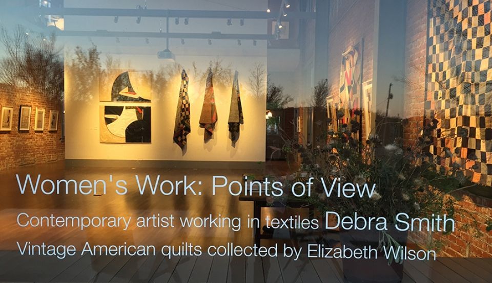Women 's work points of view contemporary artist working in textiles debra smith vintag