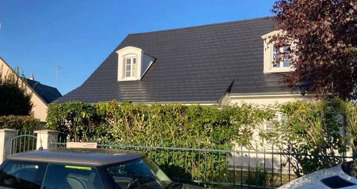toiture en ardoises posée par notre entreprise