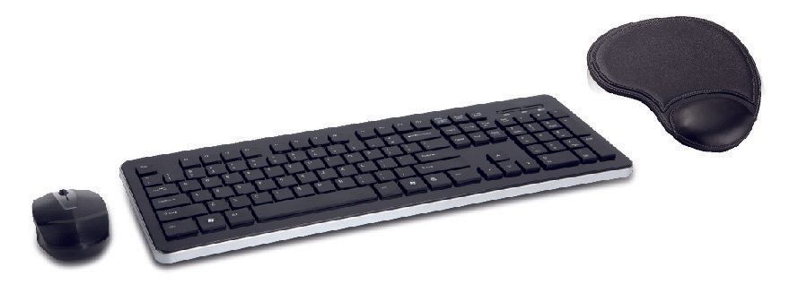 מקלדת ועכבר אלחוטיים עם פד לעכבר