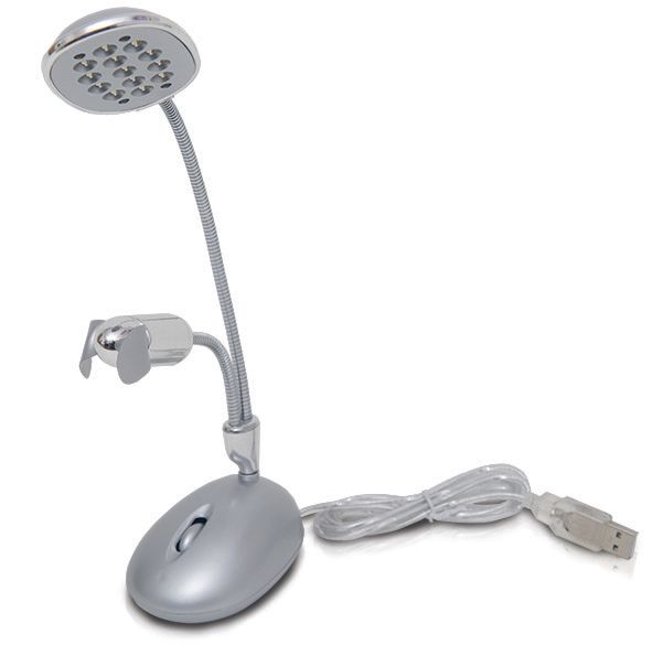 מנורה מתחברת ל-USB