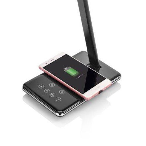 מנורה עם משטח טעינה