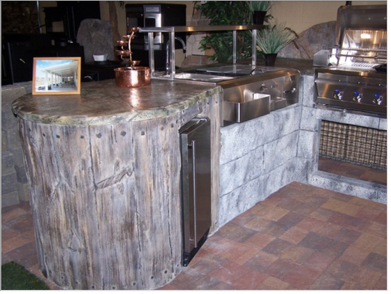 Ceramic Sink In Kitchen — Sparks, NV — Sierra Design Concrete