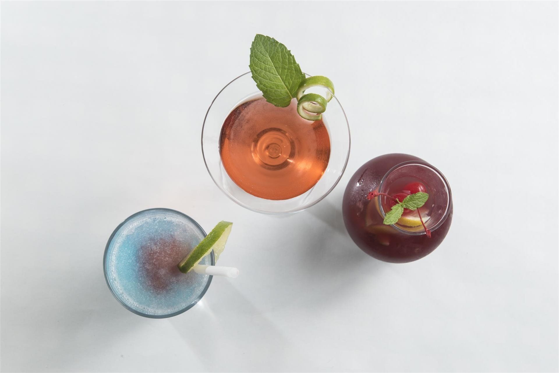 Assortment of alcoholic beverages