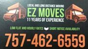 A moving company called ez moves offers low flat and hourly rates