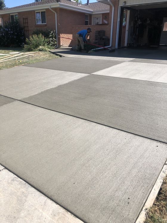 Finished Concrete Driveway Image