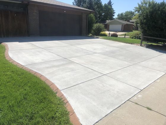 Finished Concrete Driveway image