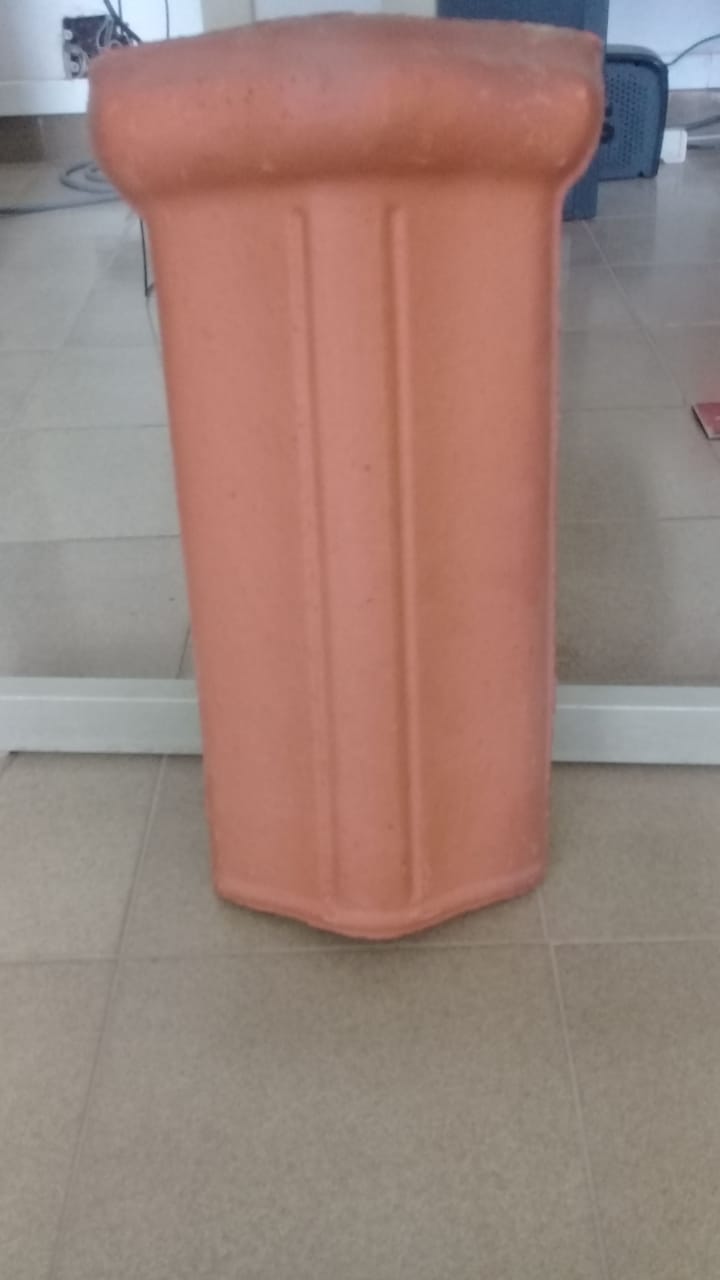 Cumeeira Pequena Natural é na Jorge Blocos Cerâmicos