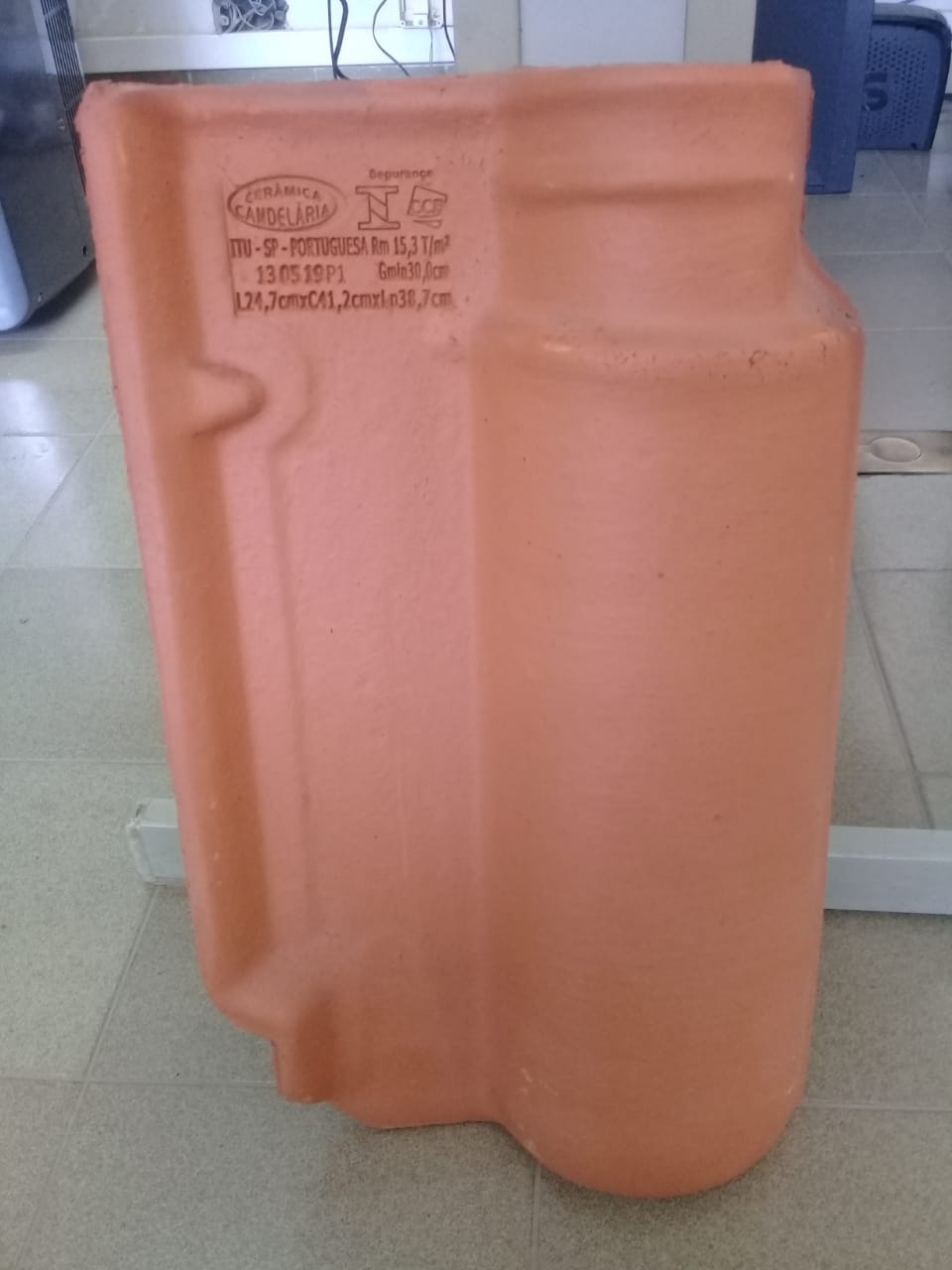 Telha Portuguesa Natural é na Jorge Blocos Cerâmicos