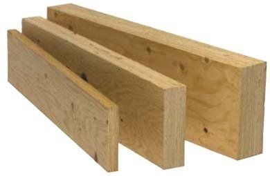 Trois planches de bois de largeurs et de longueurs différentes.