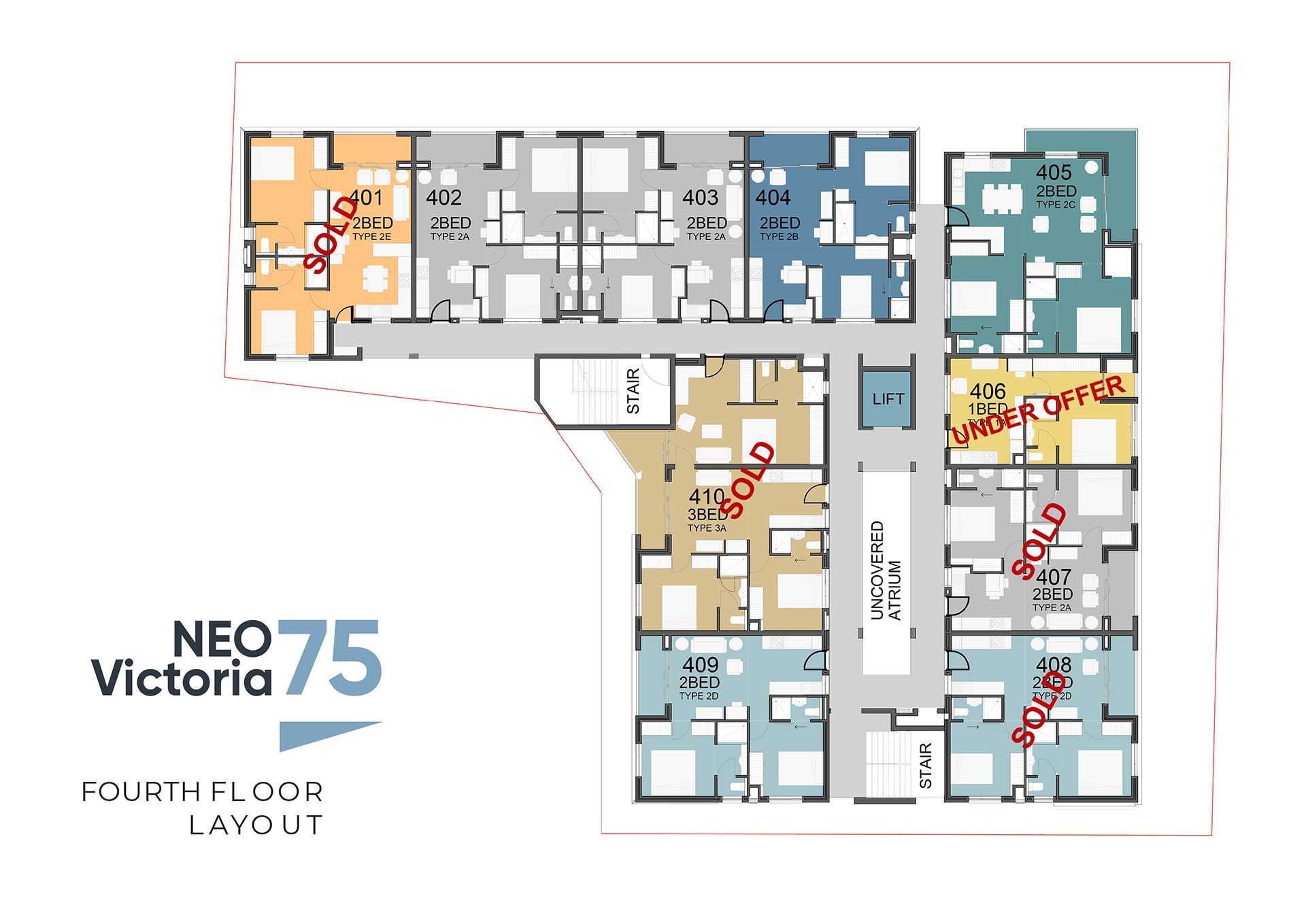 NeoVictoria Fourth Floor Layout