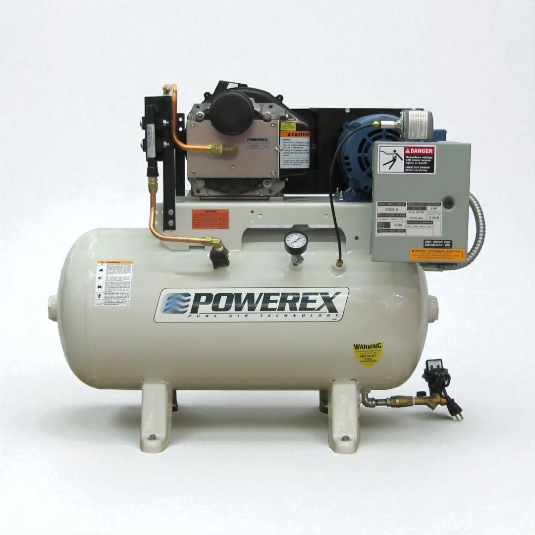 High-efficiency oil-free rotary scroll air compressor for industrial performance – IASTX