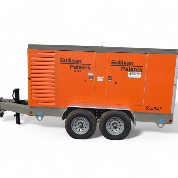 Sullivan Palatek portable air compressor rental for construction and industrial use