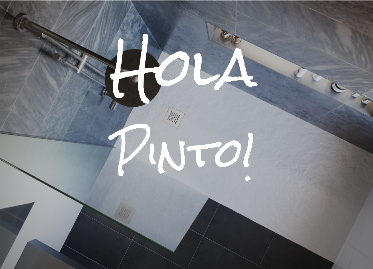 Hola Pinto con un baño de Securibath de fondo