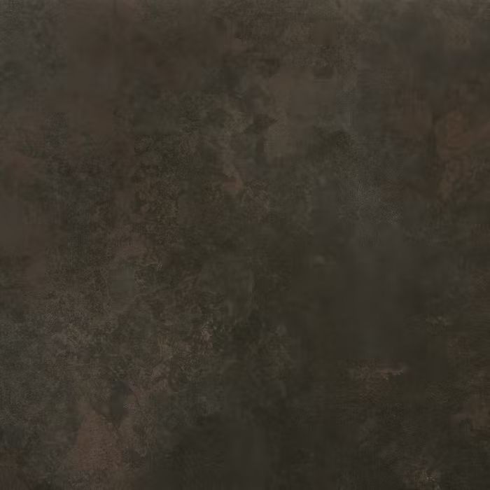 Un primer plano de un azulejo de color marrón oscuro con textura de mármol.