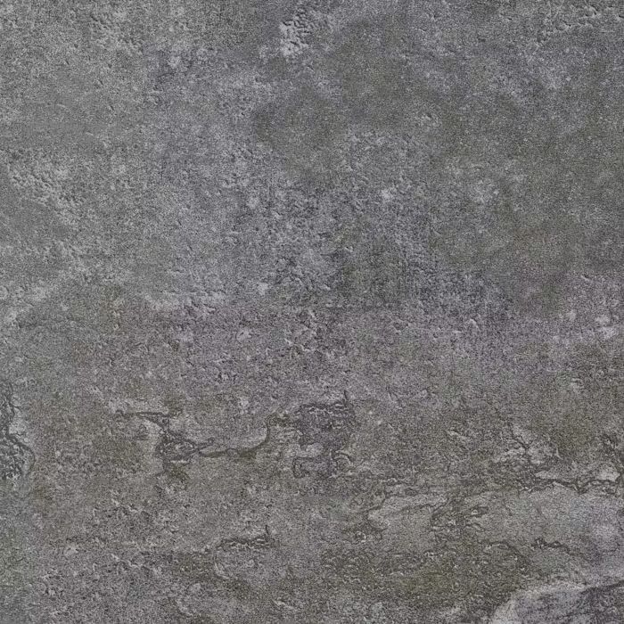 Un primer plano de un azulejo gris con textura de mármol.