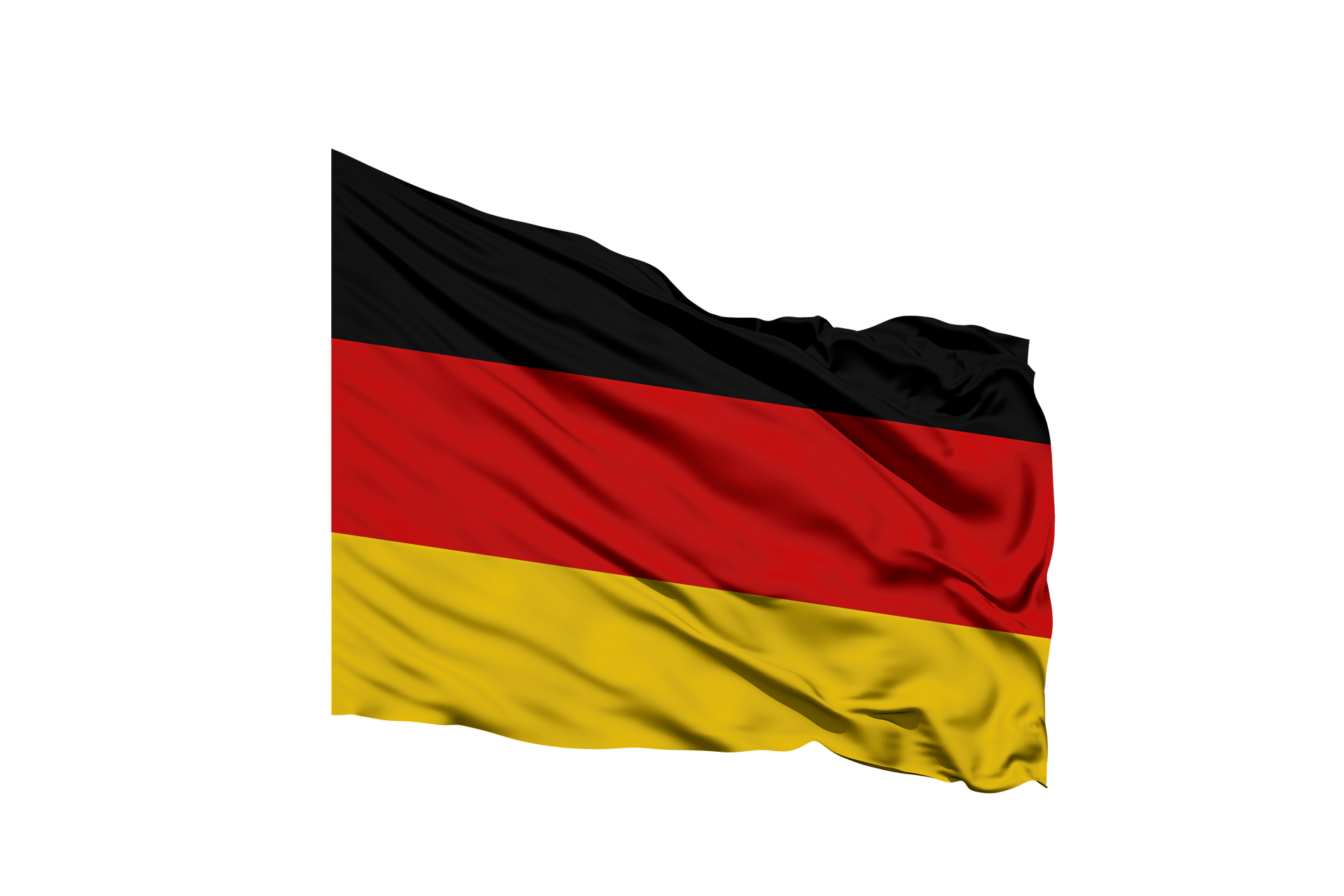 bandera de Alemania Ondeando