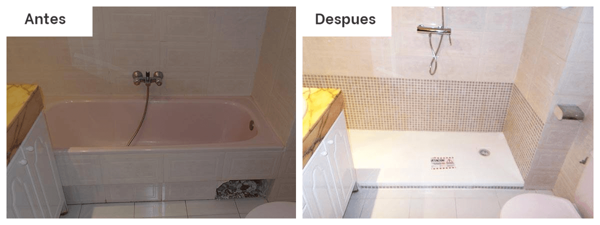 Joya Luminancia Estragos Cambiar la Bañera por Plato de Ducha en Asturias - SecuriBath