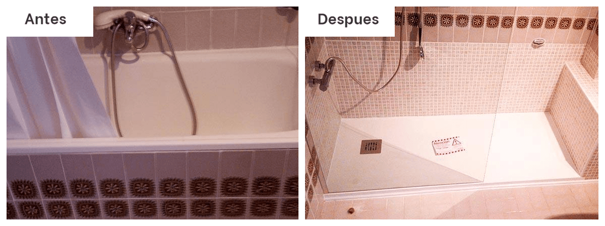 Cambiar bañera por ducha en Gijón