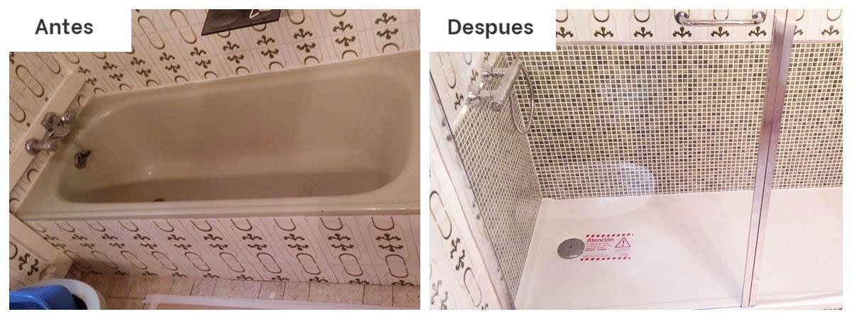 Fotos de cambio de bañera por ducha en Murcia