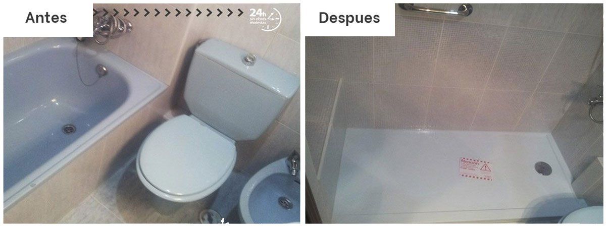 Reforma de baño y cambio de bañera por ducha en Torrevieja Alicante