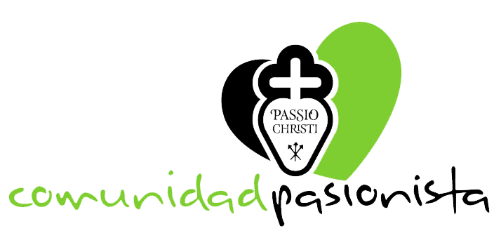 Un logo para una comunidad pasionista con un corazón verde