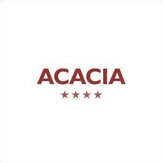 Es un logotipo para una empresa llamada Acacia.