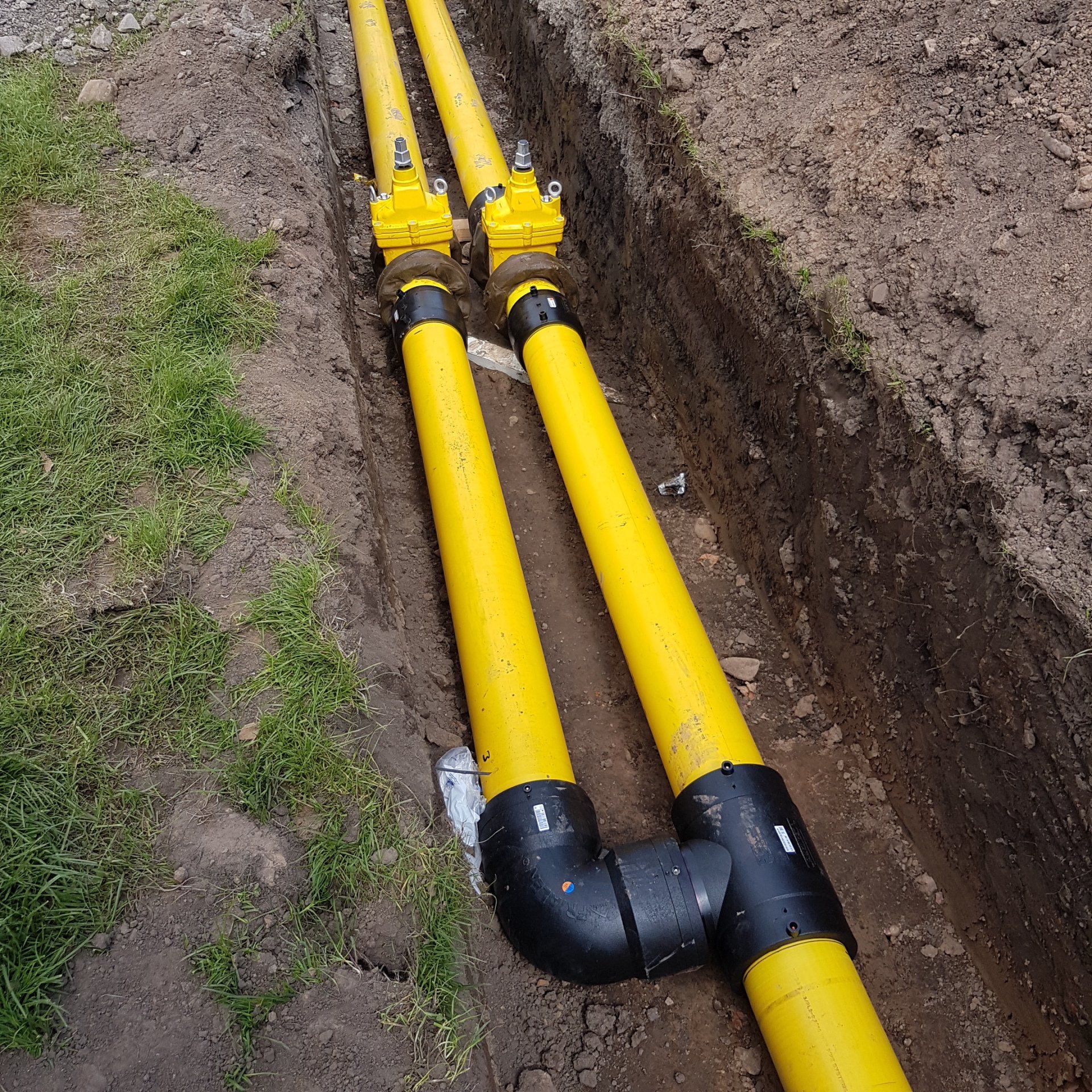commercial gas pipework installation