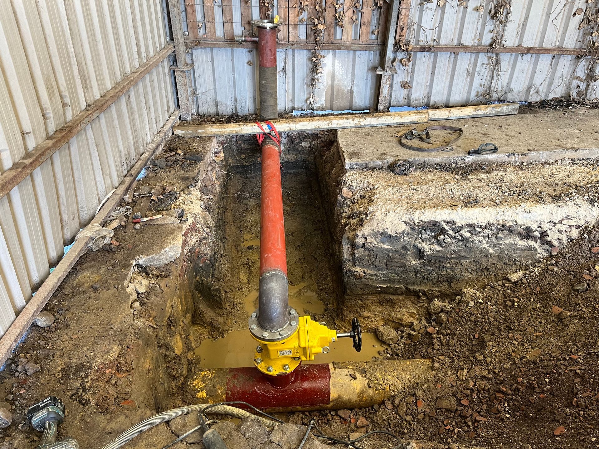 underground commercial gas installation: naylor drainage