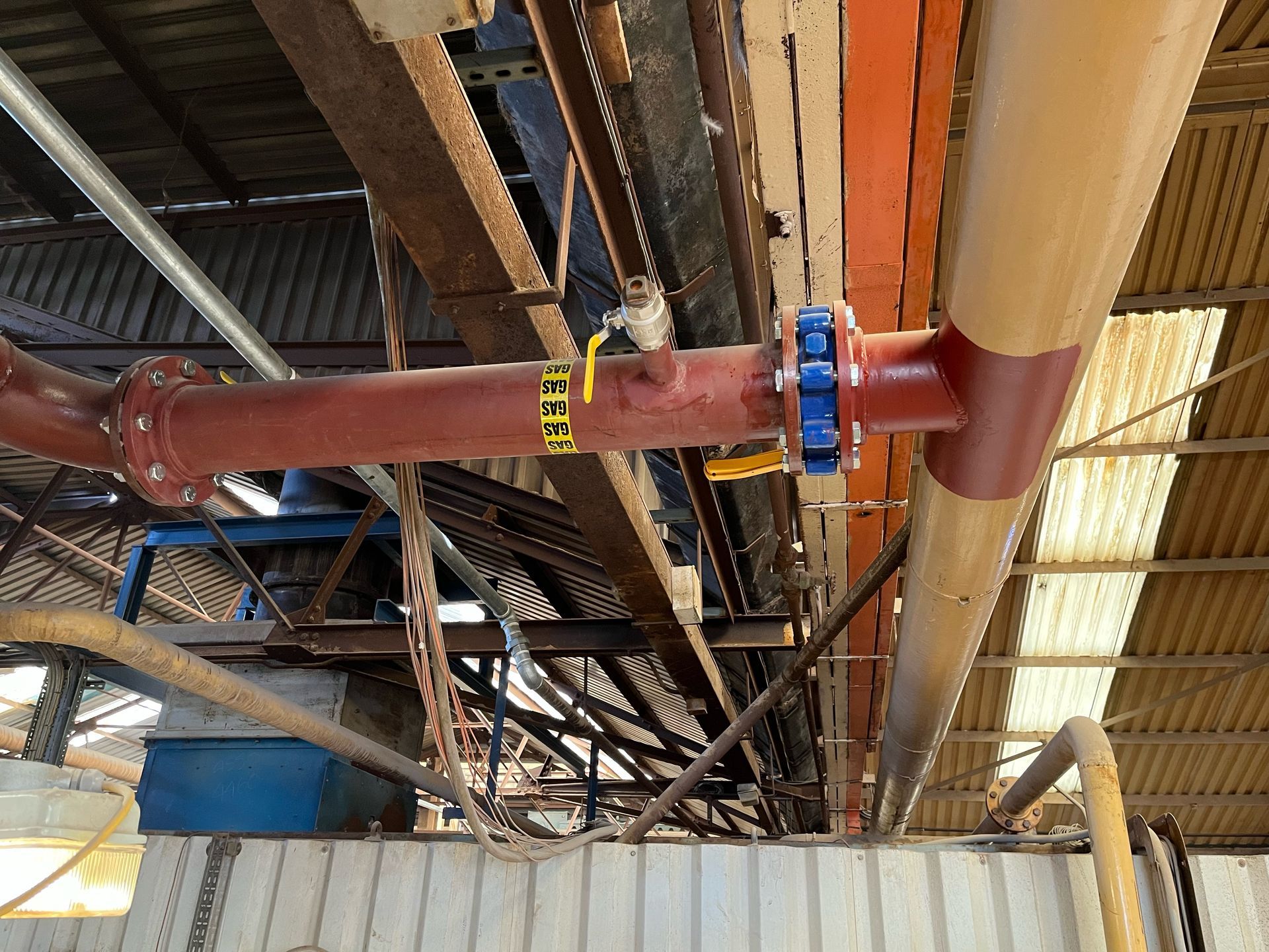 commercial gas pipework installation