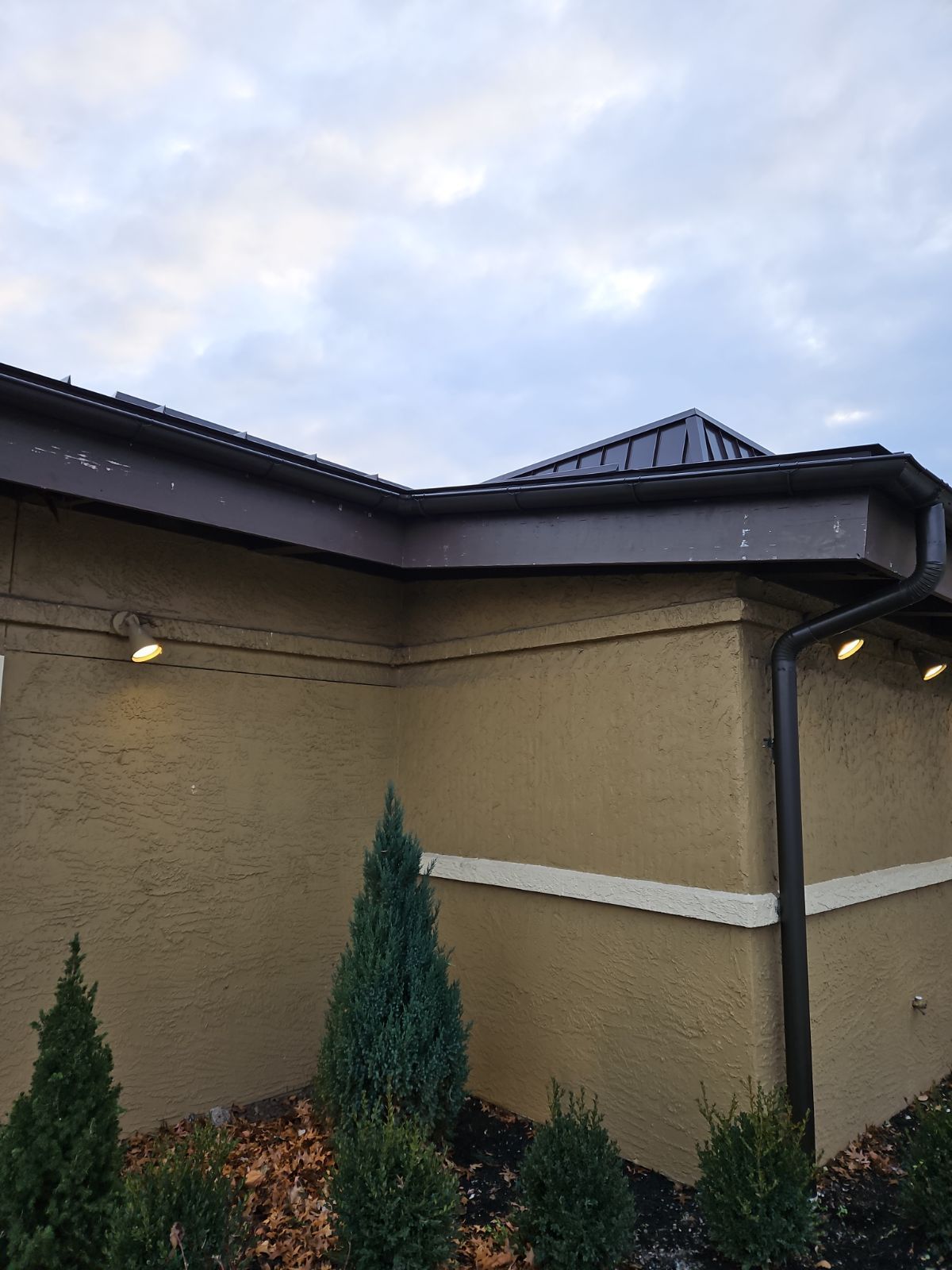 A Building with a Gutter on the Side of it – Lititz, PA – Trailside Spouting, LLC