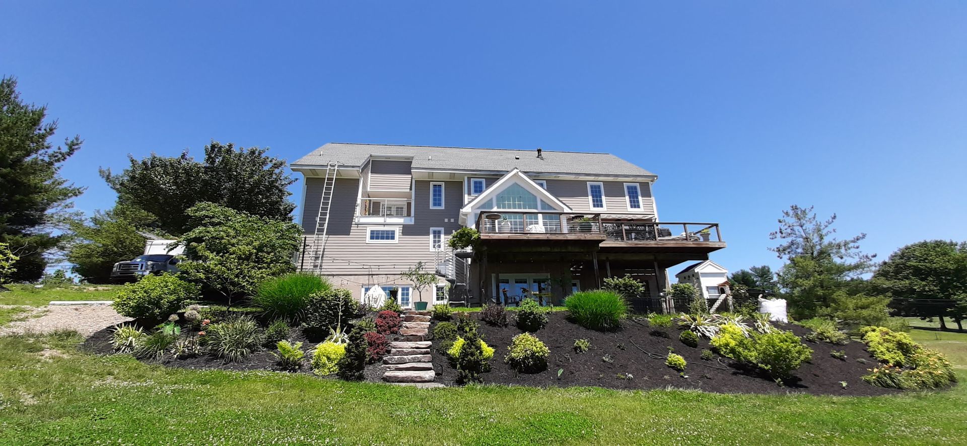 Wide View Of Beautiful House  – Lititz, PA – Trailside Spouting, LLC