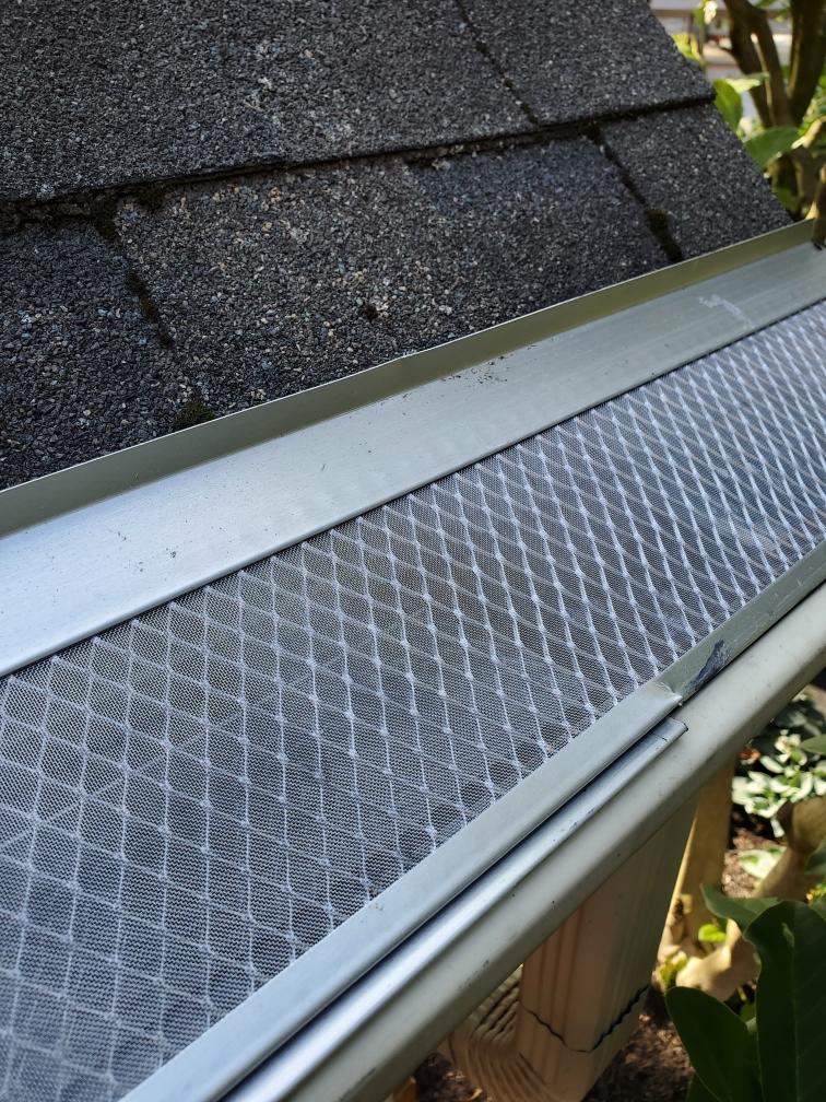 Close-Up View Of Gutter With Screen – Lititz, PA – Trailside Spouting, LLC