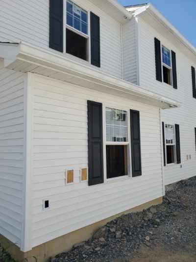 White House With Open Window – Lititz, PA – Trailside Spouting, LLC