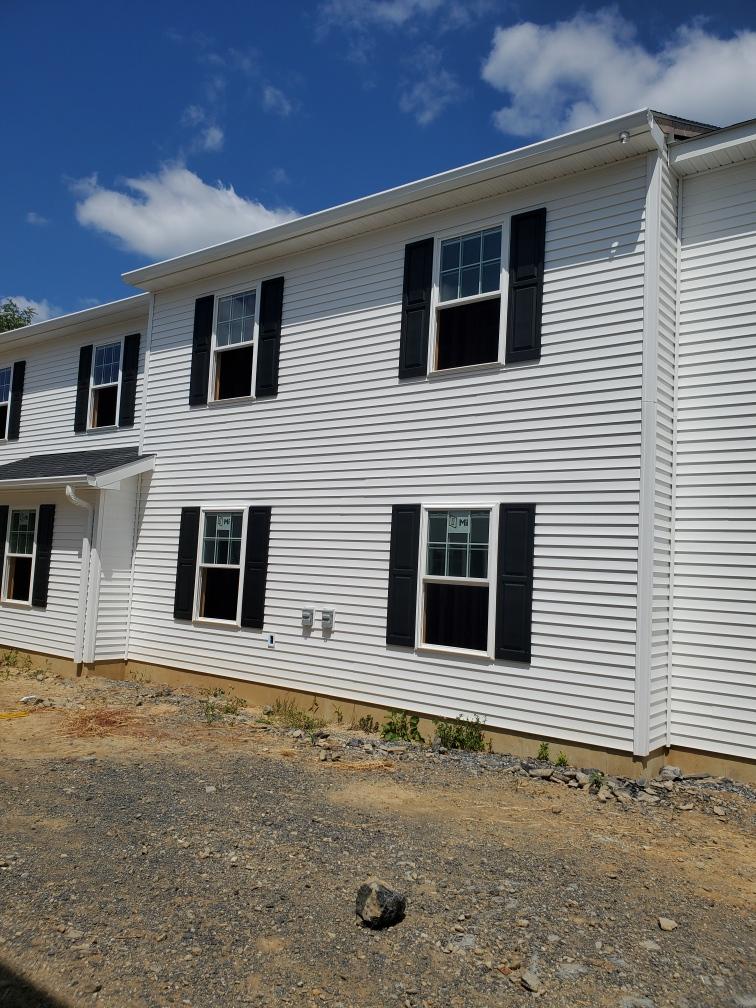 White House Exterior With Open Windows – Lititz, PA – Trailside Spouting, LLC