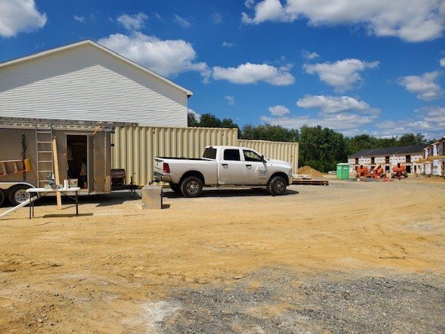 White Vehicle Outdoors – Lititz, PA – Trailside Spouting, LLC