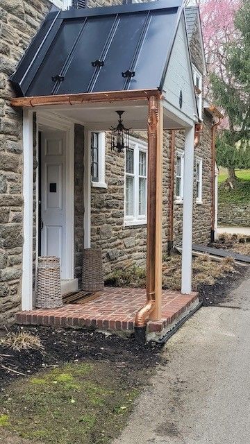 Entrance of the House - Lititz, PA – Trailside Spouting, LLC