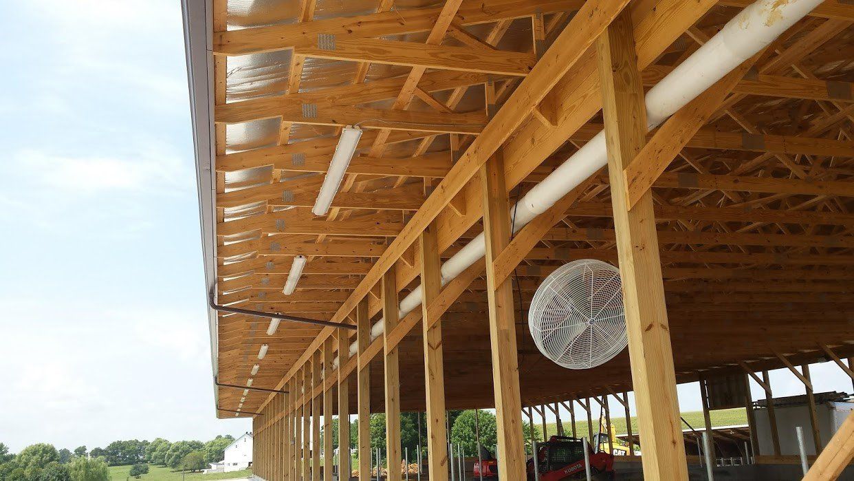 Wooden Ceiling – Lititz, PA – Trailside Spouting, LLC