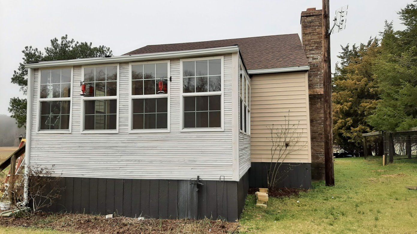 House Side with White Paint – Lititz, PA – Trailside Spouting, LLC